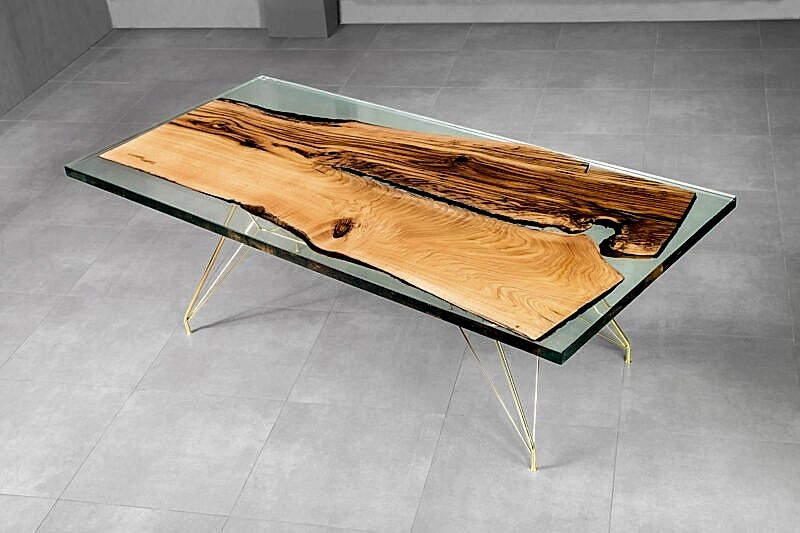 Kestane Epoksili Masa