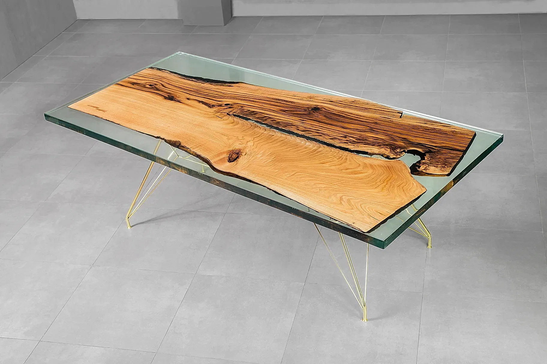 Kestane Epoksili Masa