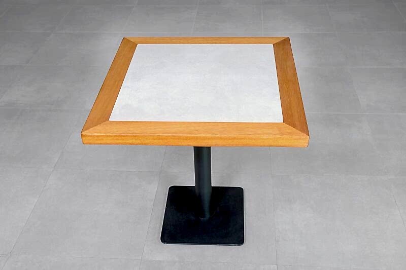 Ahşap Çerçeveli Granit Cafe Masaları