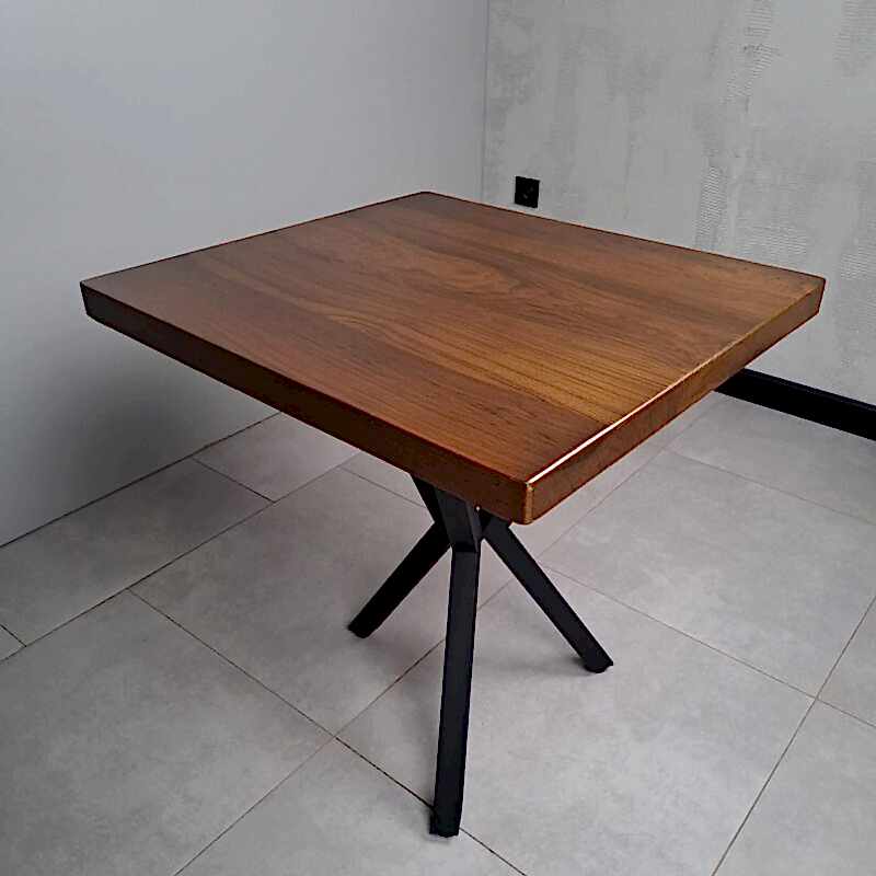 Ceviz Cafe Masa (Düz Kenarlı)