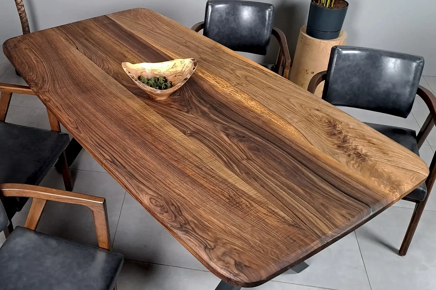 Ceviz İtalyan Kesim Masa - Görsel 8