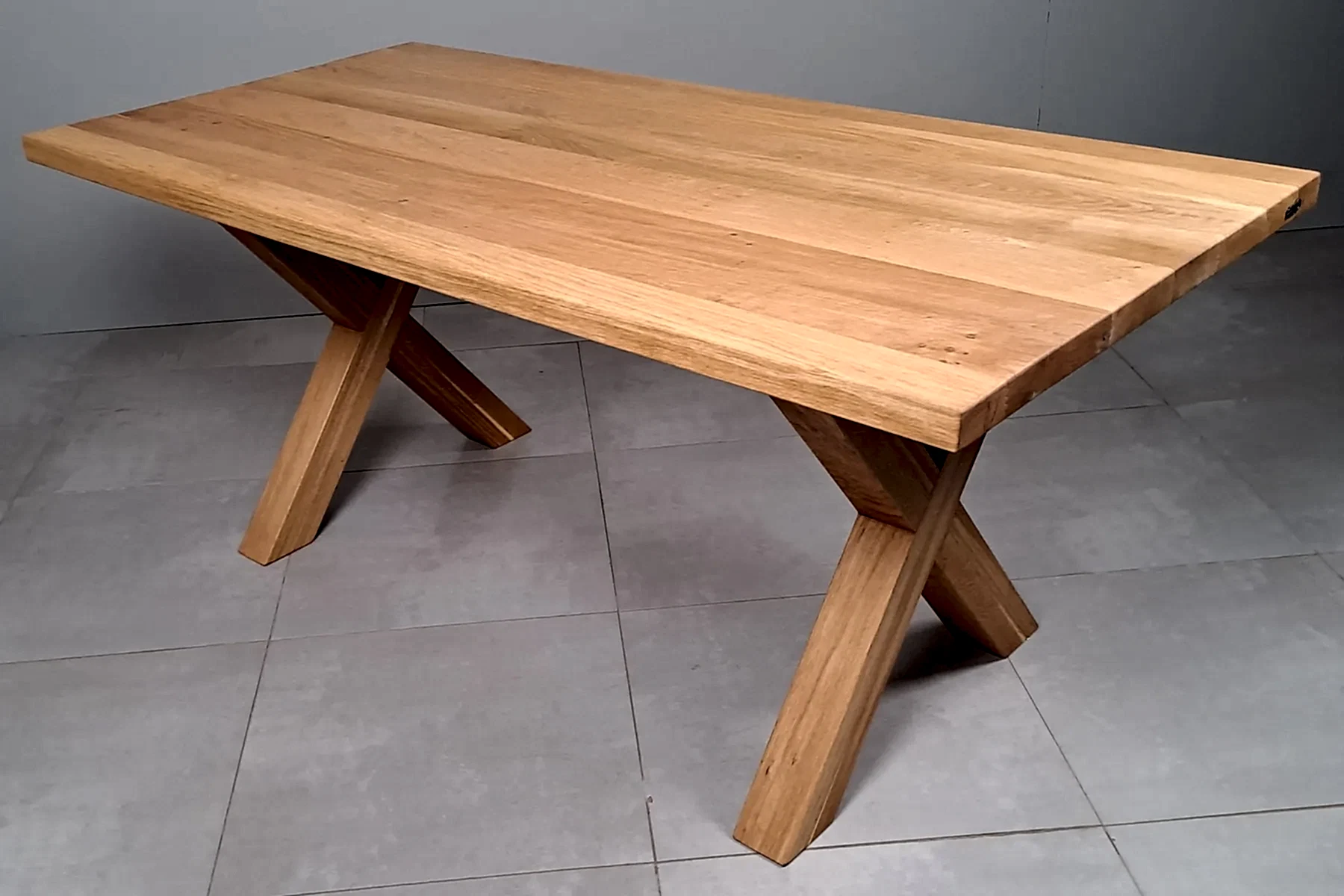 Meşe Düz Kenarlı Masa